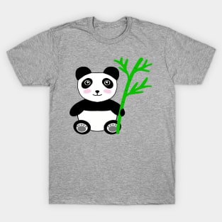 Panda with bamboo T-Shirt